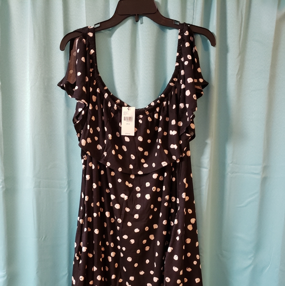 Lane Bryant..Off the shoulder dress